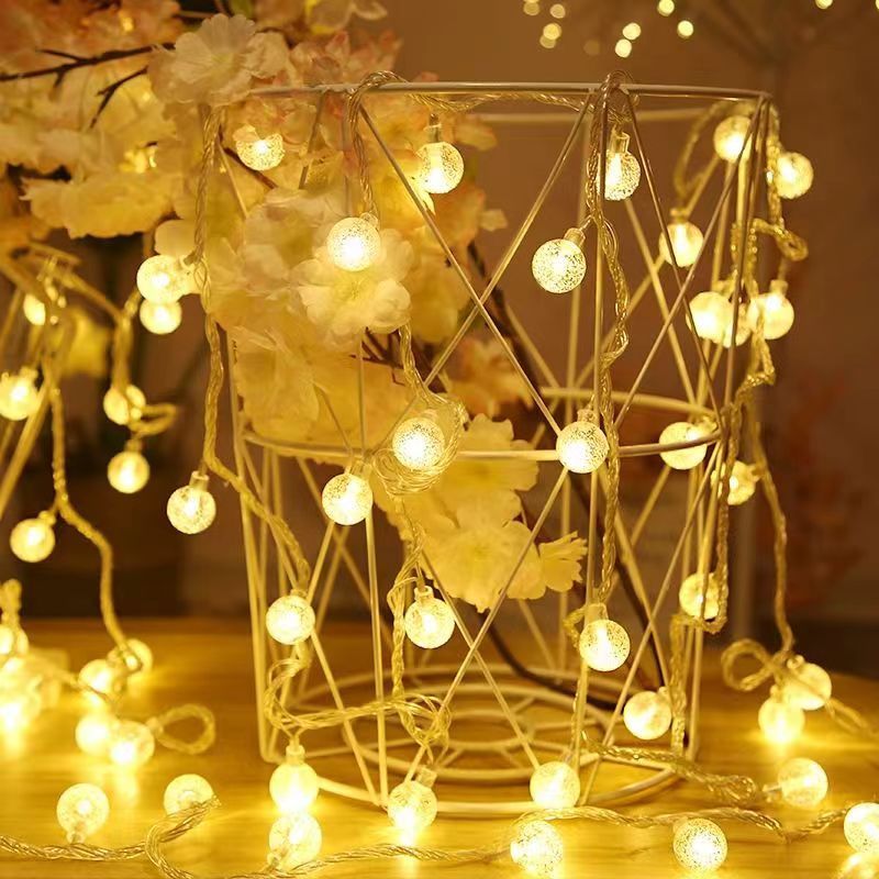 6M 40LED Outdoor Lights Strings LED Waterproof Fairy Bubble Crystal Ball Light Decorative Globe string Lights