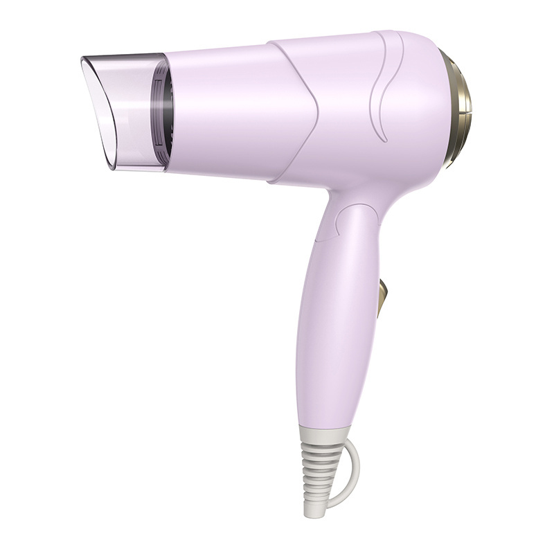 Secador de pelo de mini size travel hair blow dryer 1000w 1200w  foldable handle hair blower dual voltage traveling hair dryer