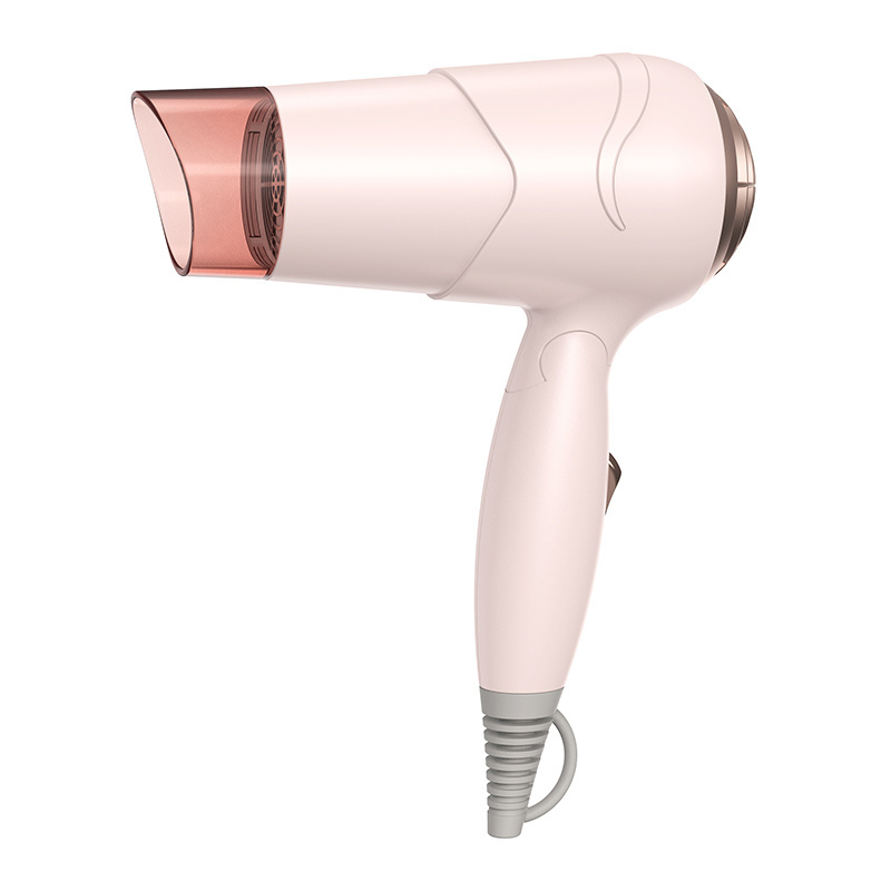 Secador de pelo de mini size travel hair blow dryer 1000w 1200w  foldable handle hair blower dual voltage traveling hair dryer