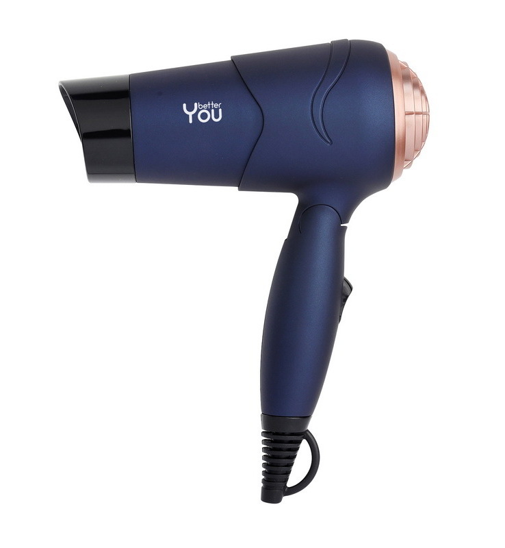 Secador de pelo de mini size travel hair blow dryer 1000w 1200w  foldable handle hair blower dual voltage traveling hair dryer