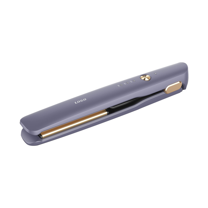 Professional Cordless Flat Iron Mini Travel Portable USB Charging Adjustable Temperature LED Hair Straightener