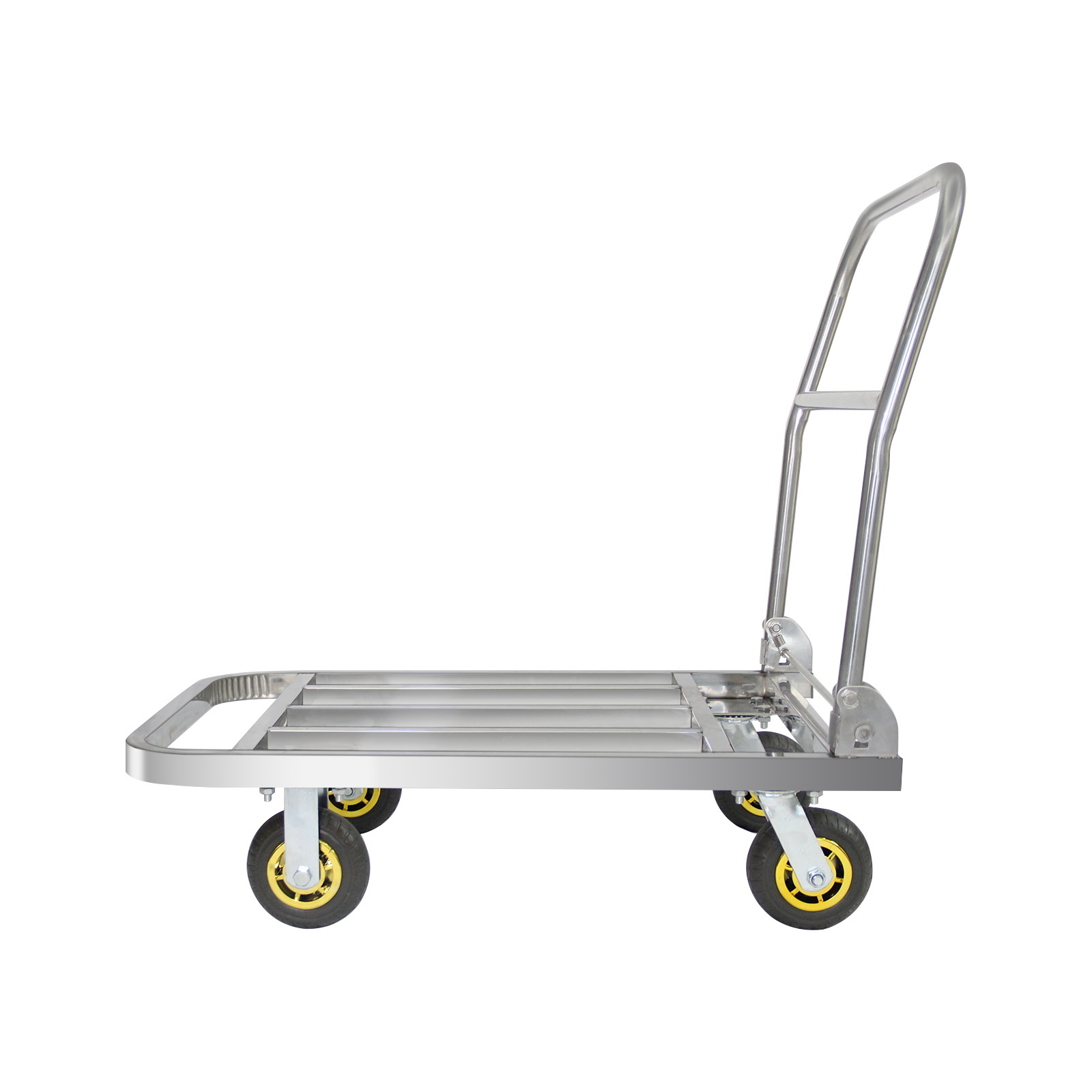 Uholan SUST-300 Square Tube Stainless Steel Platform Hand Cart Trolleys Capacity 300kg