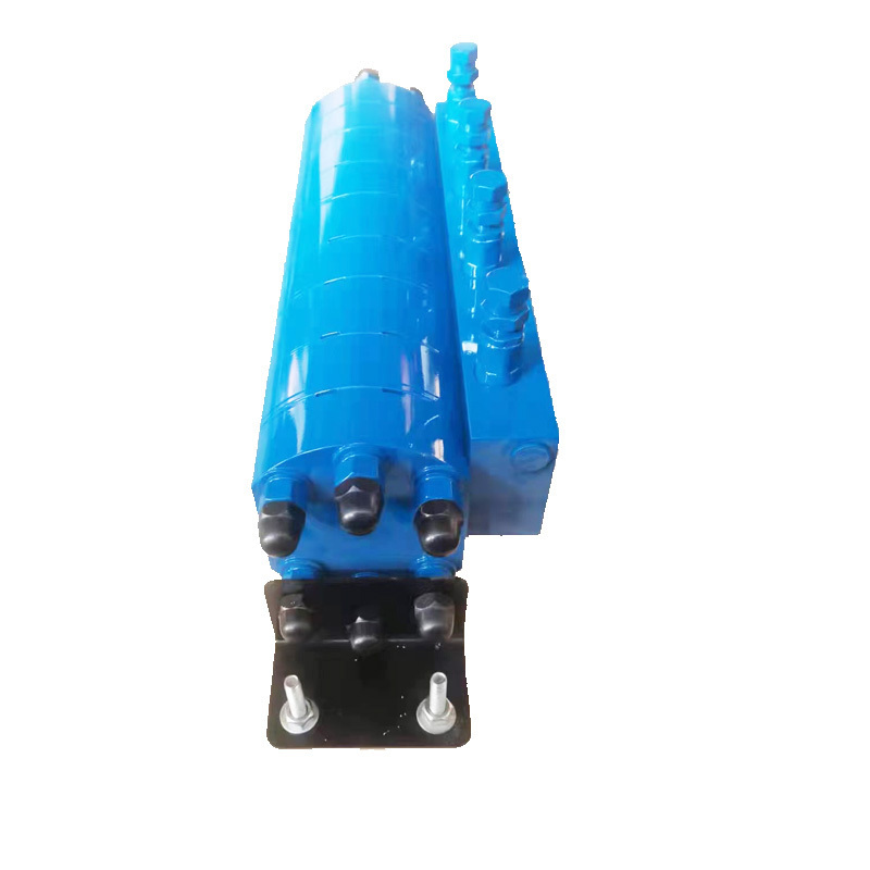 high strength shell 4 groups gear flow divider with relief valve and one-way filling valve for hydraulic system made in China