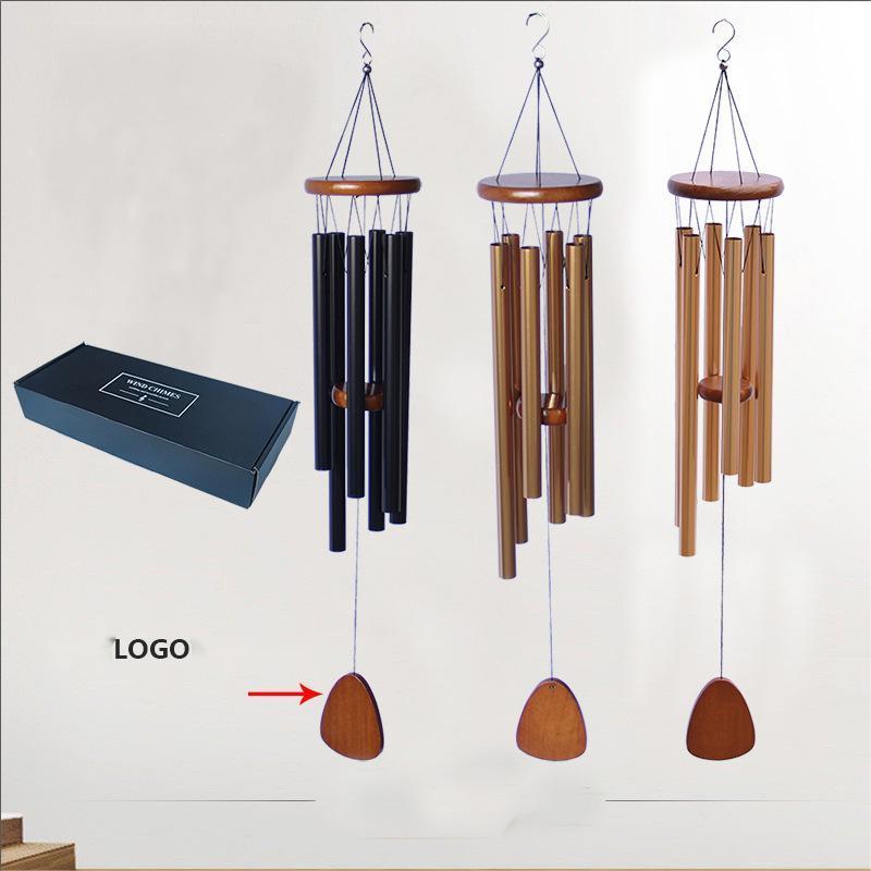 Metal Memorial Sympathy Wind Chimes Bell Gold Rose Gold Wind Chime For Outside Garden Living Room Home Decor