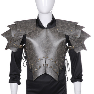 Foreign Trade Halloween Carnival Stage Props Adult PU Leather Medieval Samurai Cosplay Armor