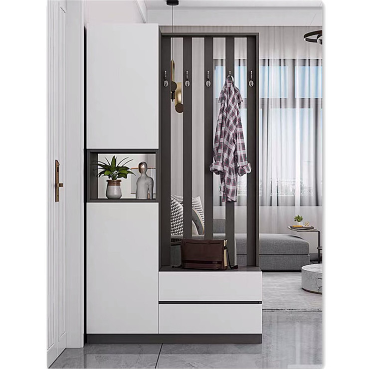 Minimalist Modern Home Living Room Furniture Entrance Door Wooden Armoire Storage Cabinet