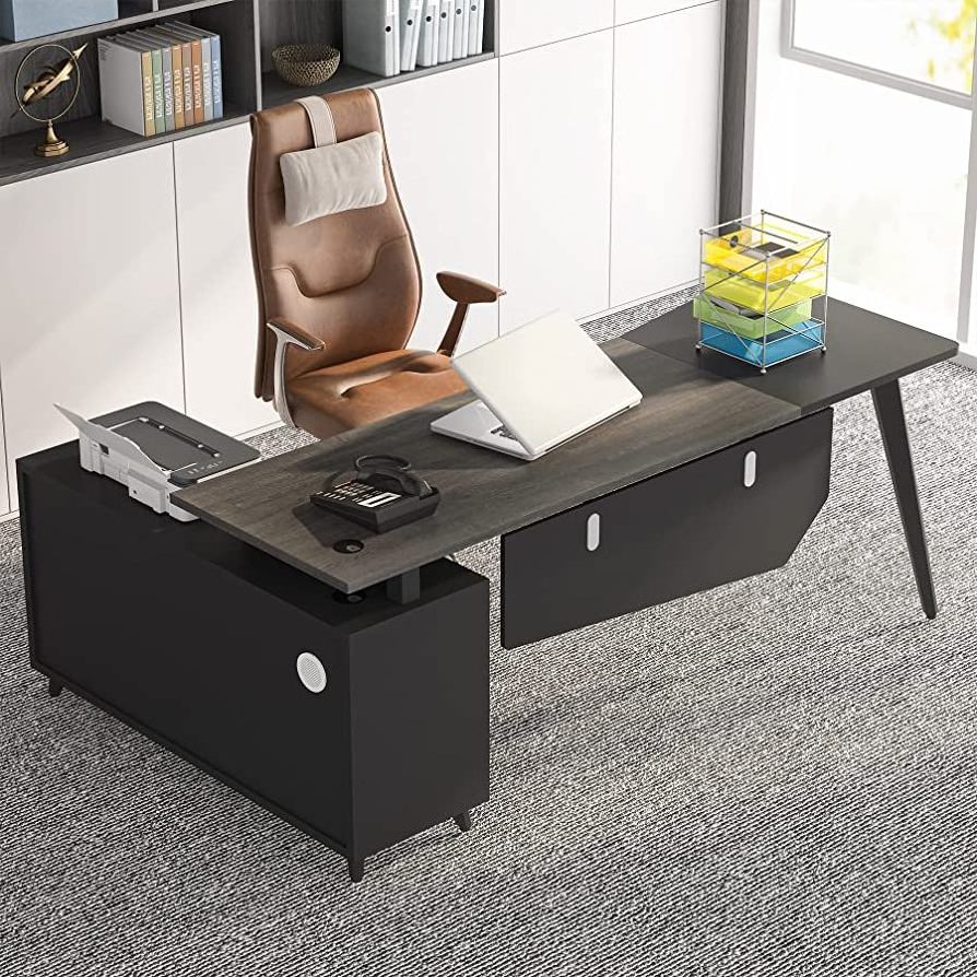 Chinese Commercial Office Furniture Modern Home Office Desk Wooden Computer Office Desk