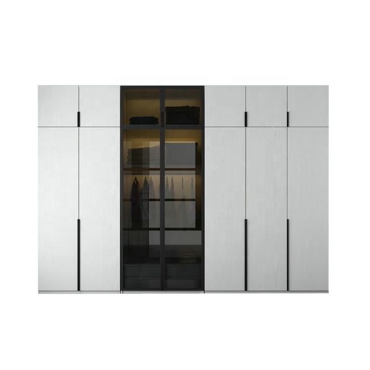 modern wooden  Factory Supply bedroom furniture Open Design Wall Portable Closet Wardrobes