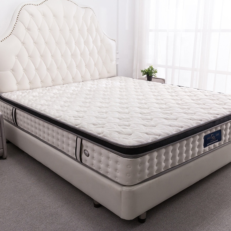 China Factory Foam Memory Roll up Queen King Size Fabric Latex Pocket Spring Mattress Sale for Hotel Double Bed