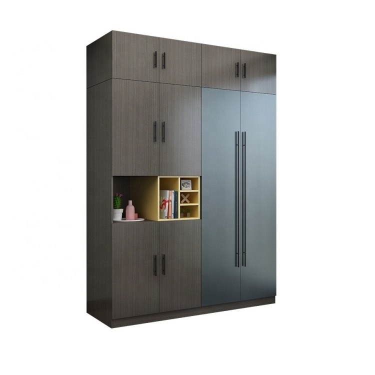 wooden bedroom furniture Portable Cupboard Clothes Storage Wardrobe Closet