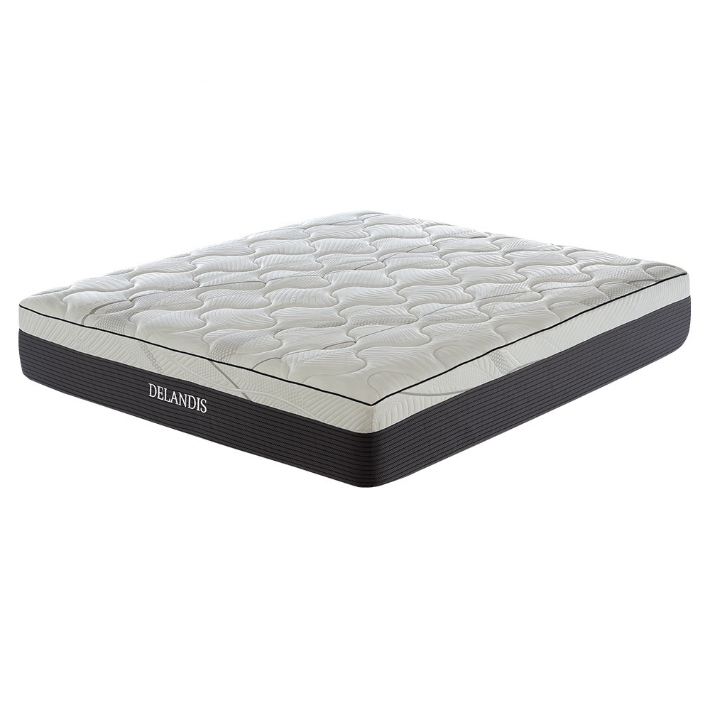 Hotel modern luxury european style 12 inch queen size visco gel memory foam mattress latex foam sleep well foam mattress