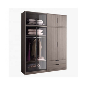 modern wooden  Factory Supply bedroom furniture Open Design Wall Portable Closet Wardrobes