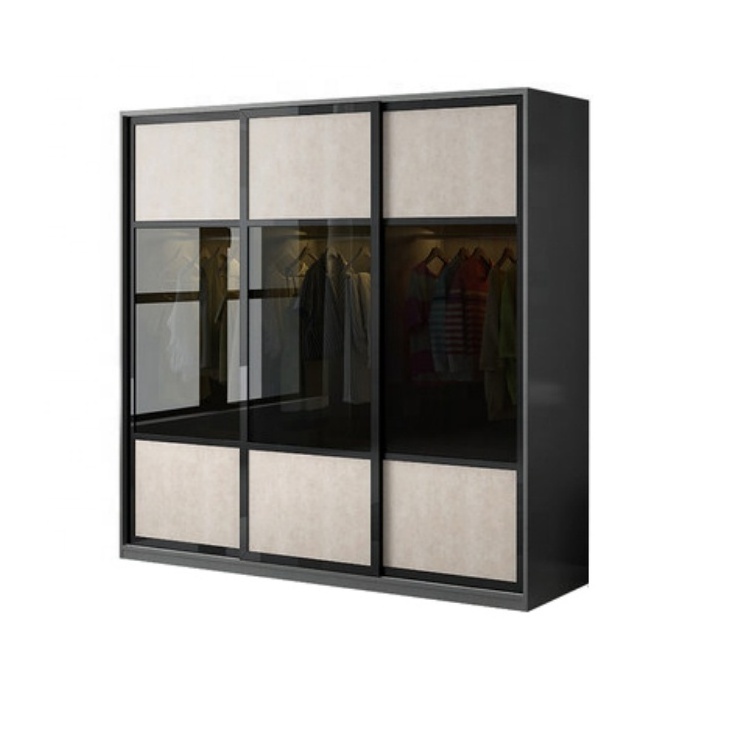 White L Shaped Wooden Classic Simple MDF Latest closet Cabinet Living Room Bedroom Wardrobes