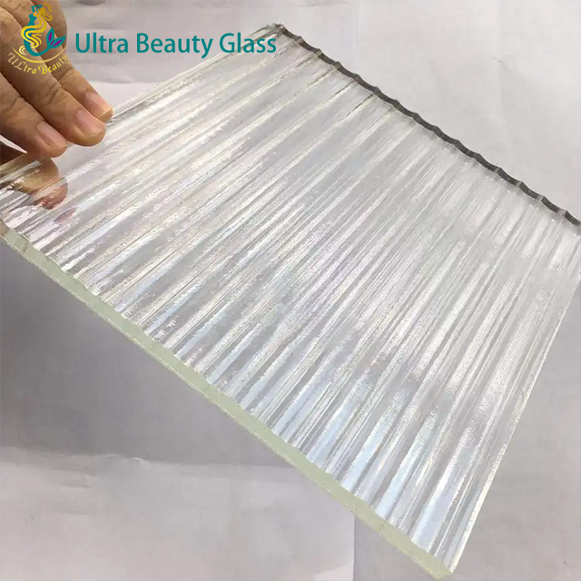 Hot sale high quality 3mm-12mm clear Moru pattern tempered glass toughened glass factory price