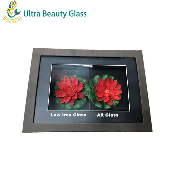 Double Sided Anti-Reflective Float Low-Iron Glass/Ar Glass/Anti Reflective Coating Glass