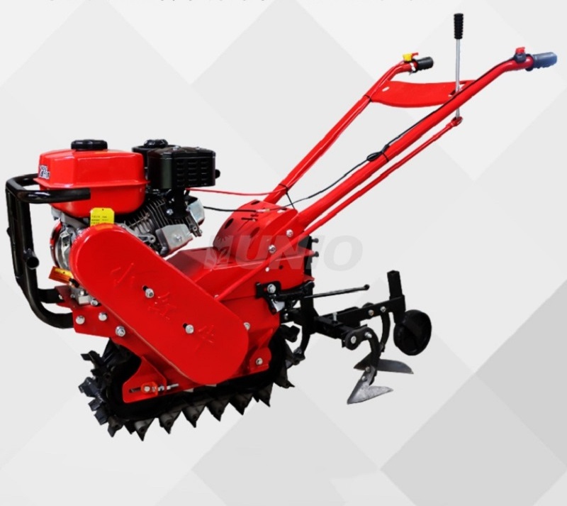 Mini Vegetable Planting Chain Track Microtiller Small Agricultural Weeder Cultivator Diesel Single Track Plow Machine