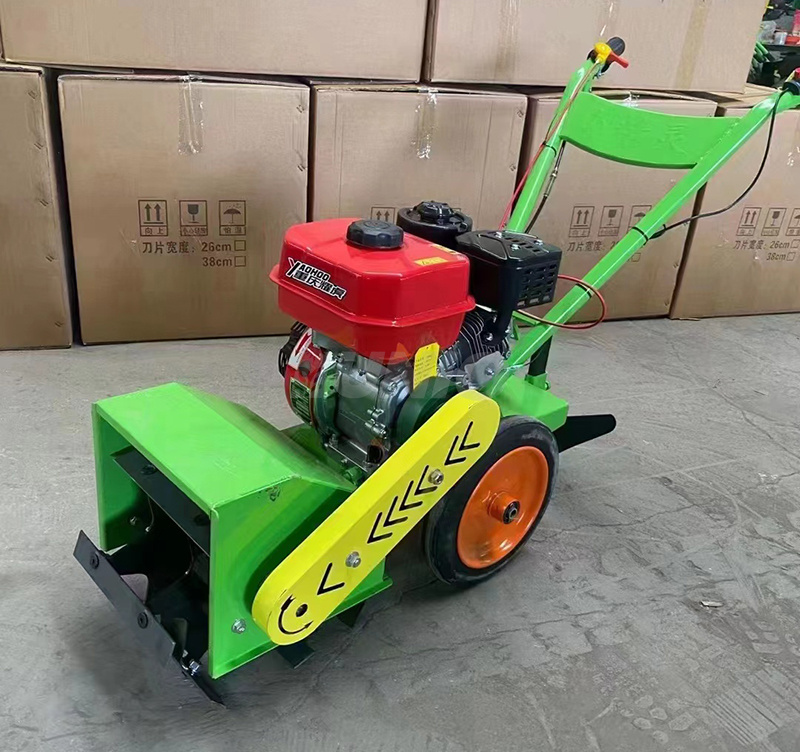 Hand-pushed self-propelled orchard ridging machine with rotary tillage depth greater than 20 cm Multifunctional gasoline weeder