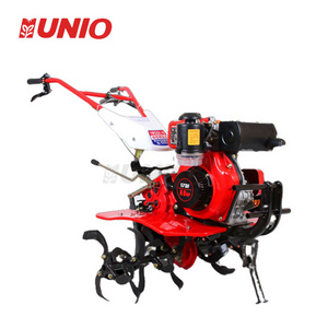 L Factory Price Chain Cultivator Micro-tiller Mini ploughing Machine Single Wheel Turning Soil Ditching Weeding Machine For Sale