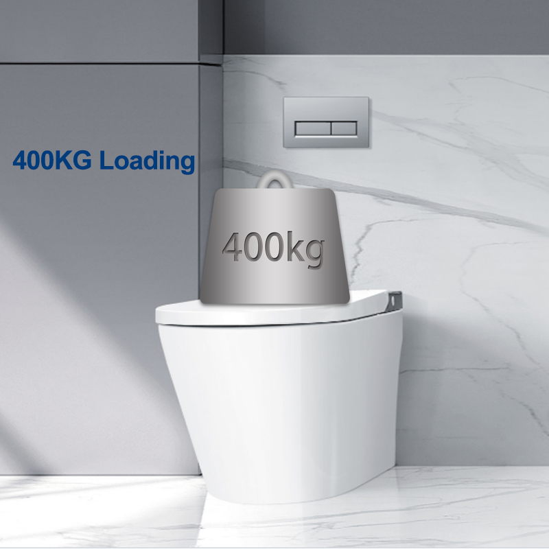 Popular slim dual flushing concealed cistern with stainless steel frame toilet wall hung water tank for bathroom