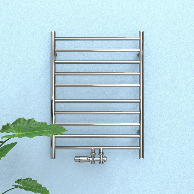 Easy stainless steel bathroom wall mounting electric vertical heat towel rail smart warmer towel rack