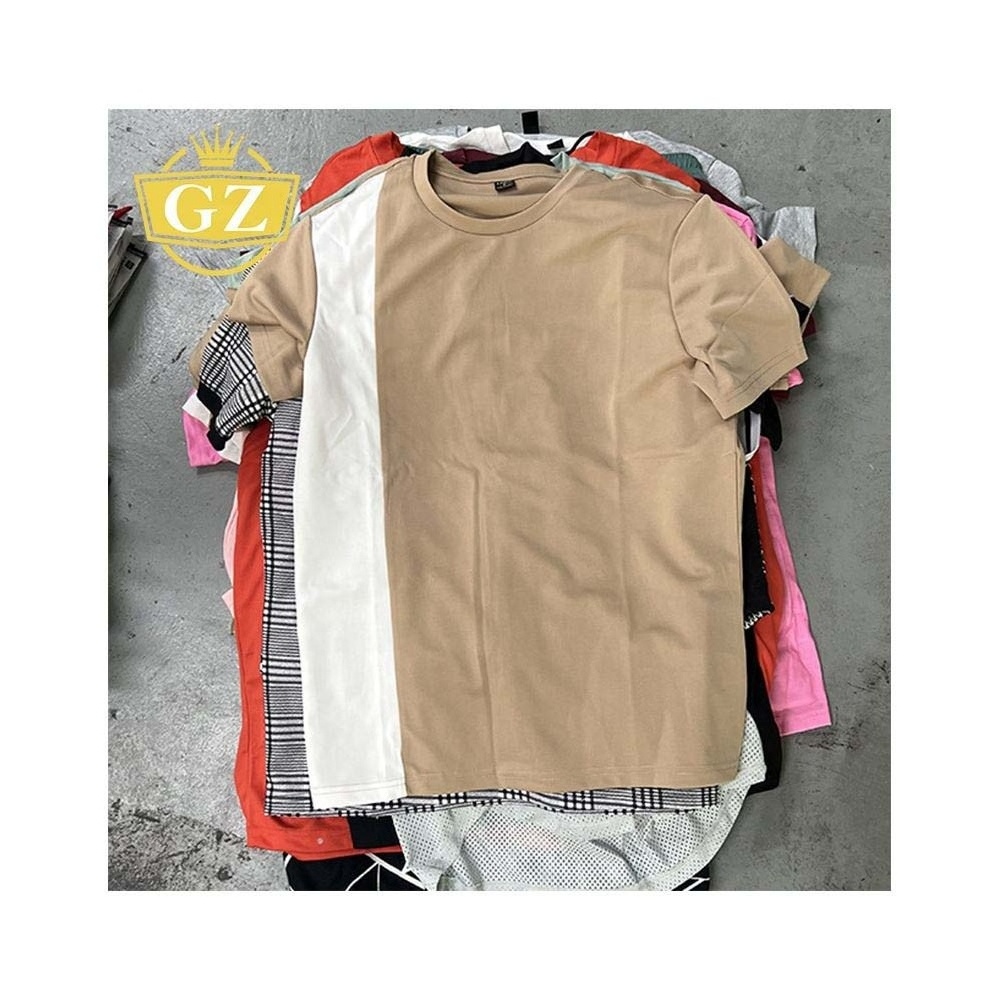 GZ High Quality New Colourful Apparel Stock, Premium Wholesale Factory Garments Clearance Mens Golf Polo T-shirt Stock