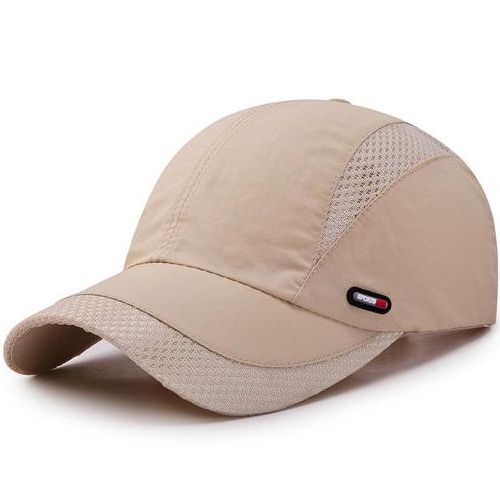 Men'S Ladies Outdoor Quick-Drying Breathable Mesh Running Cap Golf Umbrella Hat Sports Baseball Cap