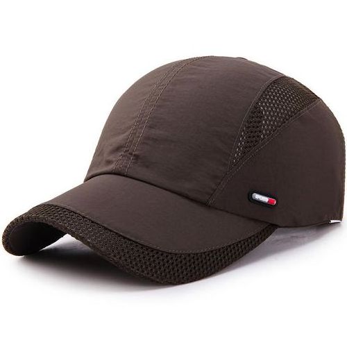 Men'S Ladies Outdoor Quick-Drying Breathable Mesh Running Cap Golf Umbrella Hat Sports Baseball Cap