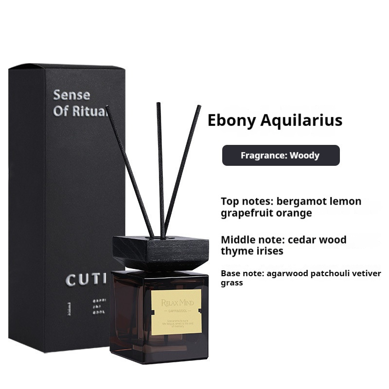 Delicate Black Bottle Oil Reed Diffuser Luxury Packaging Shangri-La Scented Air freshener Westin white tea Reed Diffuser