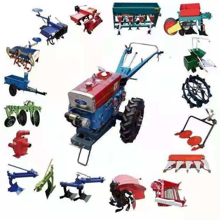 22hp 25hp mini potato harvester walk behind tractor two wheel tractor diesel power tiller walking tractors in uganda