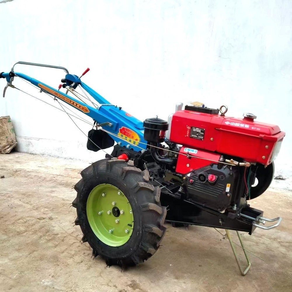 22hp 25hp mini potato harvester walk behind tractor two wheel tractor diesel power tiller walking tractors in uganda