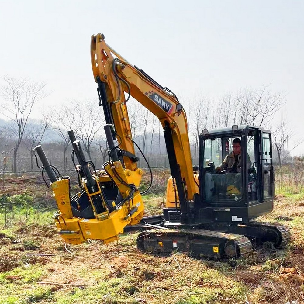 tree spade hydraulic tree transplanting tools transplanting trees moving machine