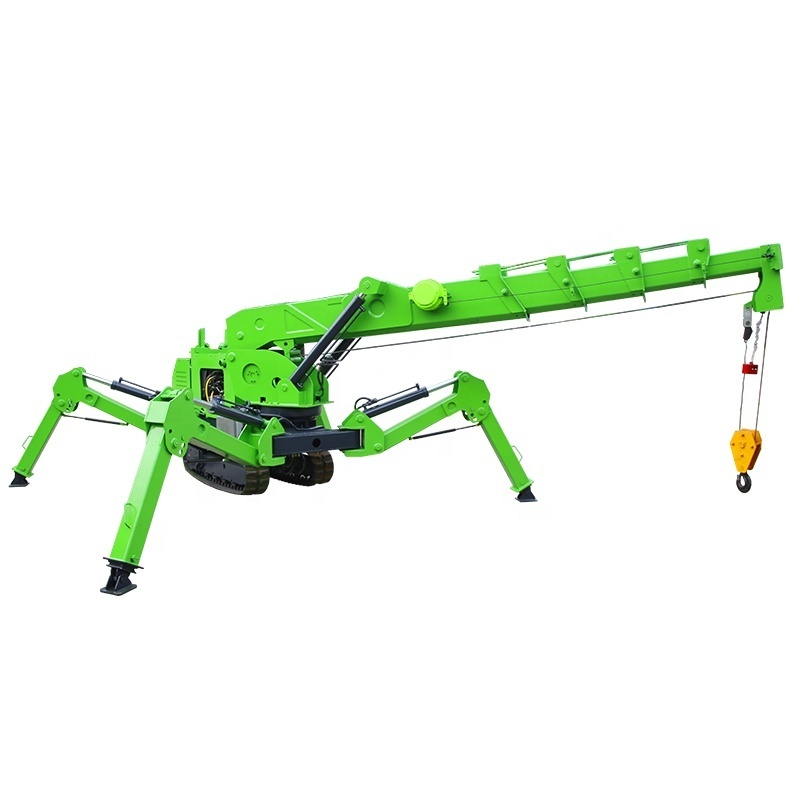 crawler crane tower crane building 3 ton boom lift 8 ton lifting belt spider crane