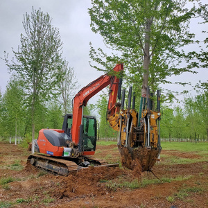 tree spade hydraulic tree transplanting tools transplanting trees moving machine