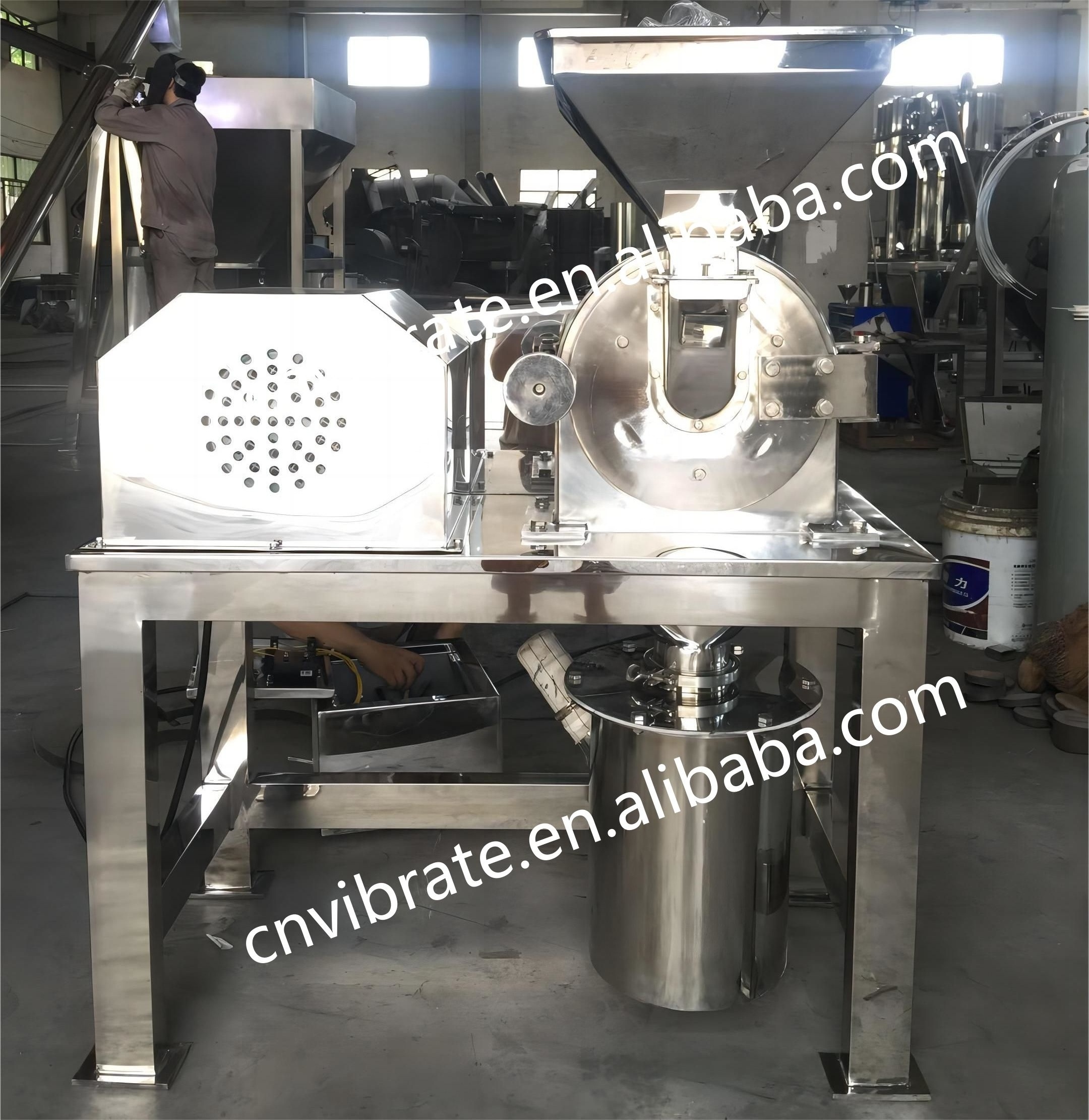 VBJX Electric Spices And Herbs Mushroom Spore Shell Dry Powder Broken Pulverizer Superfine Grinder Grinding Machine