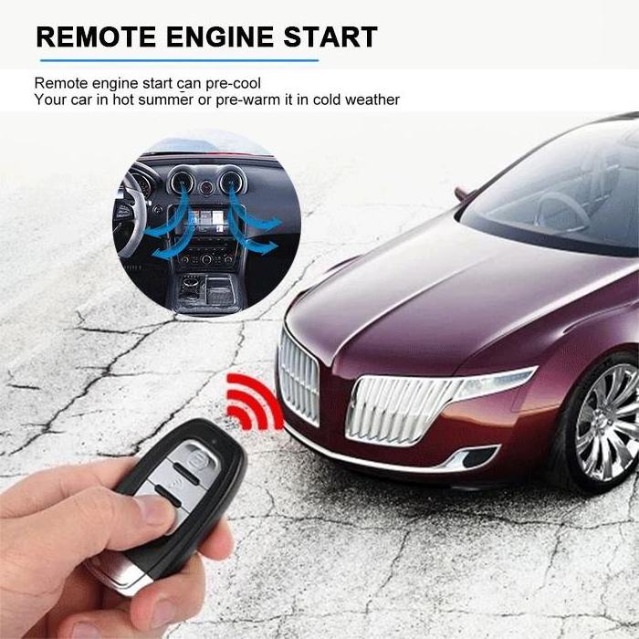 Universal PKE SMART KEY PKE Push Button Engine Start System with Push to Start and Remote Engine Start Password Keypad