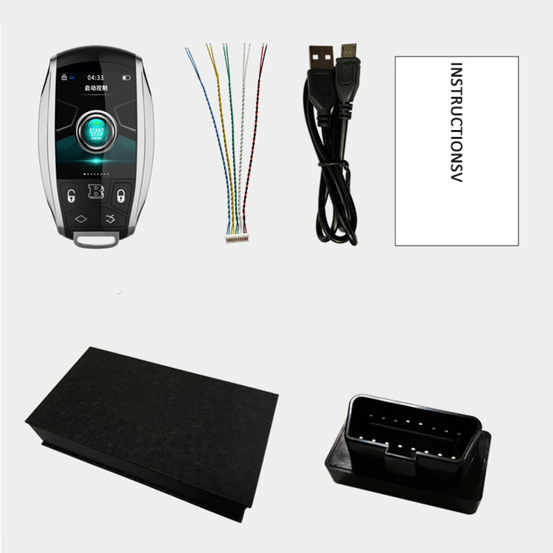 Hot Selling Universal Electric Multi-language Vehicle Touch LCD Display Car Smart Key