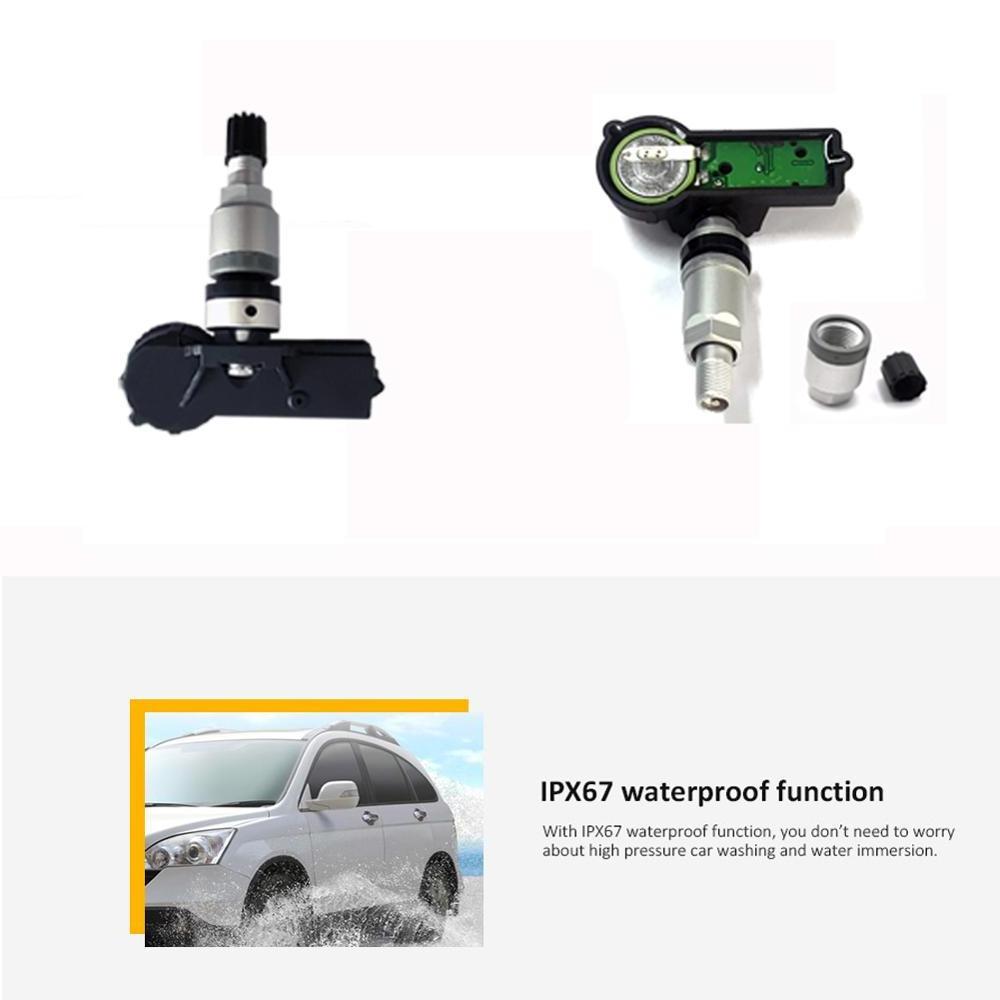 TPMS Solar-powered Wireless External or internal  Automotive Tire Pressure pressure Monitoring Alarms Car tpms