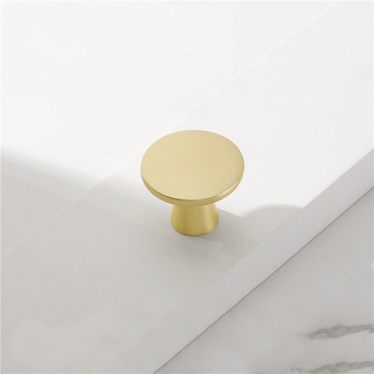 Bathroom cabinet wine cabinet shoe cabinet handle knob brass brushed color handle pulls