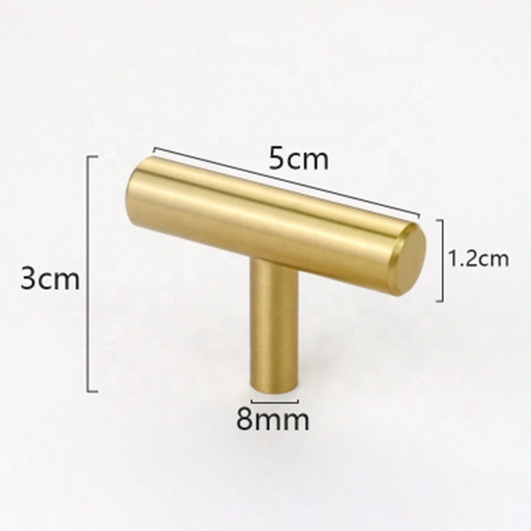 Furniture hardware drawer pulls decorative cabinet dresser brass handle pulls MH-78