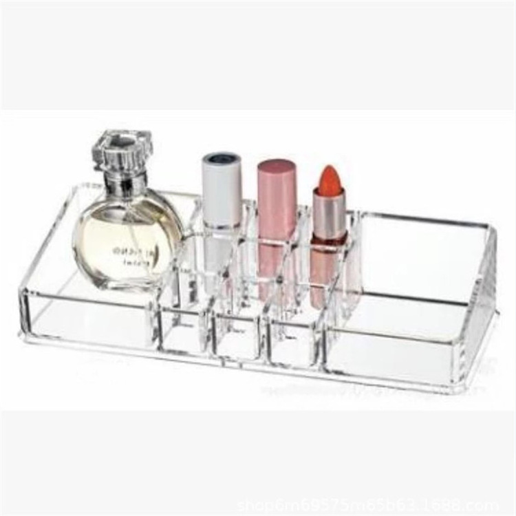 Acrylic cosmetic holder Clear Lipstick Organizer Display Stand Makeup Storage Rack Tower