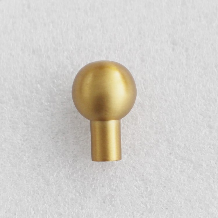 Very small drawer knobs solid brass kitchen cabinet knobs  MH-64-1