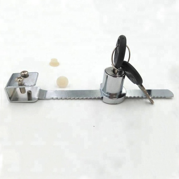 Locks for glass cabinet doors sliding glass cabinet lock MCL-04