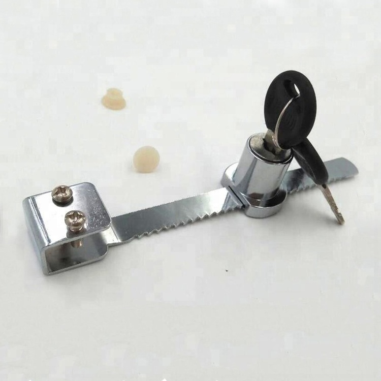 Locks for glass cabinet doors sliding glass cabinet lock MCL-04