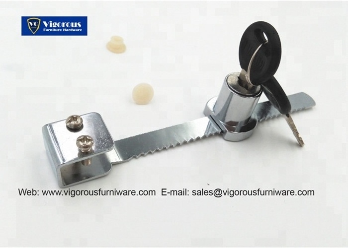 Locks for glass cabinet doors sliding glass cabinet lock MCL-04