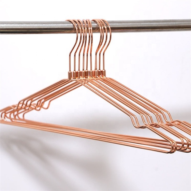 Gold hangers for clothes merchandise display swivel hangers metal clothes hangers MP-36