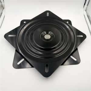 Swivel plates for heavy equipment bar stool bearing swivel mechanisms