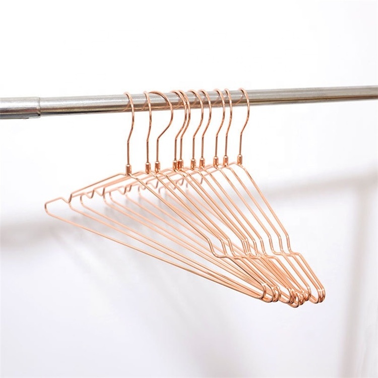 Gold hangers for clothes merchandise display swivel hangers metal clothes hangers MP-36