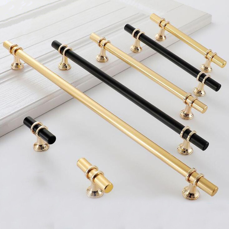 Modern unique cabinet handle wholesale gold plated hardware for cake plate handles