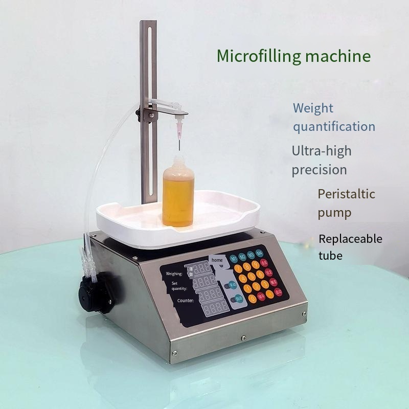 cosmetic bottle syrup oral high precision filling machine