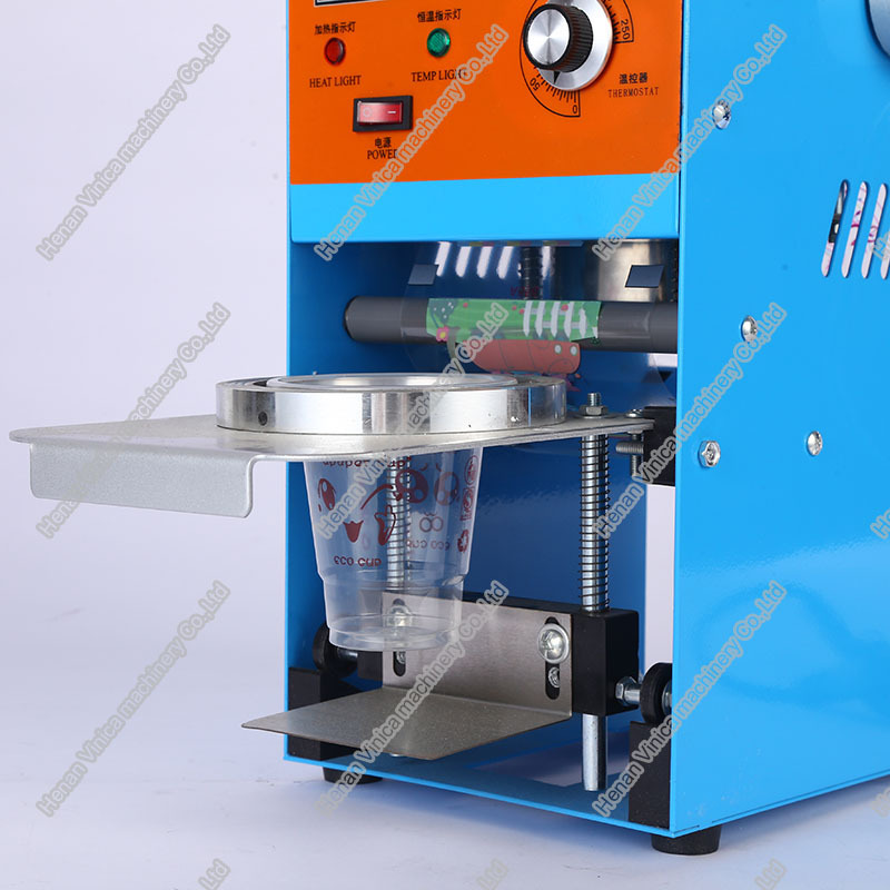 75mm 90mm 98mm drink cup lid Manual heat sealing machine